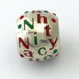 Brighton Naughty and Nice Christmas Bead, New